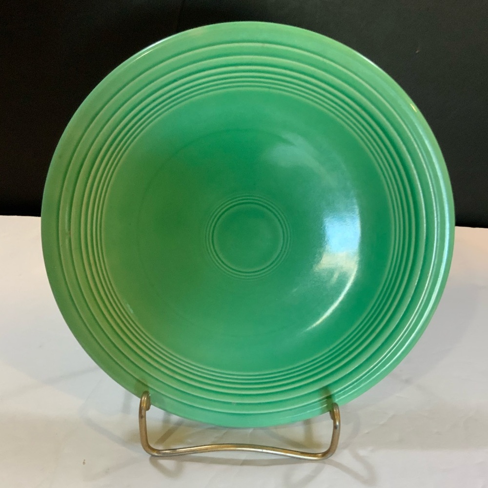 Vintage Fiesta Salad Dessert Plate Green Original Color